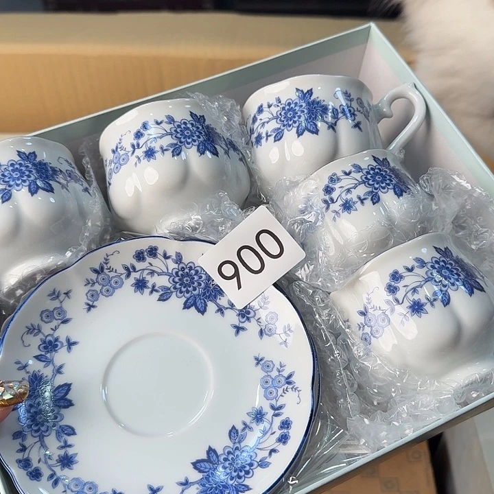 瓷片很好看的咖啡杯