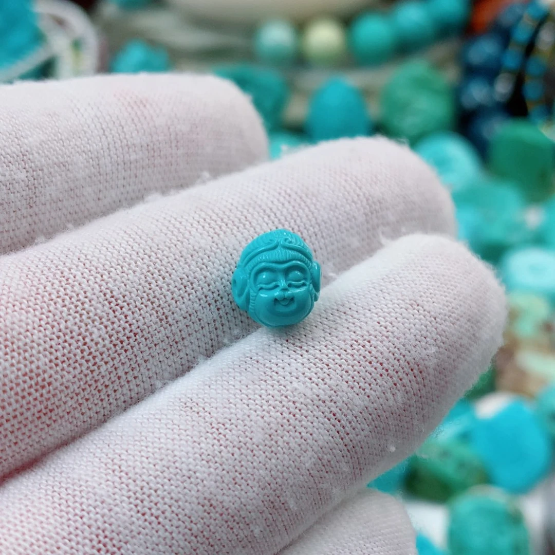 绿松石未镶嵌珠宝半成品