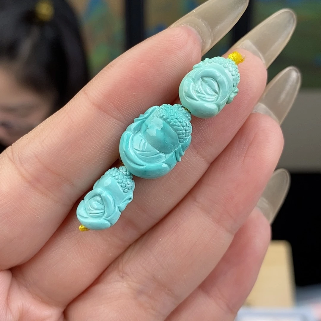 未镶嵌绿松石珠宝奇石