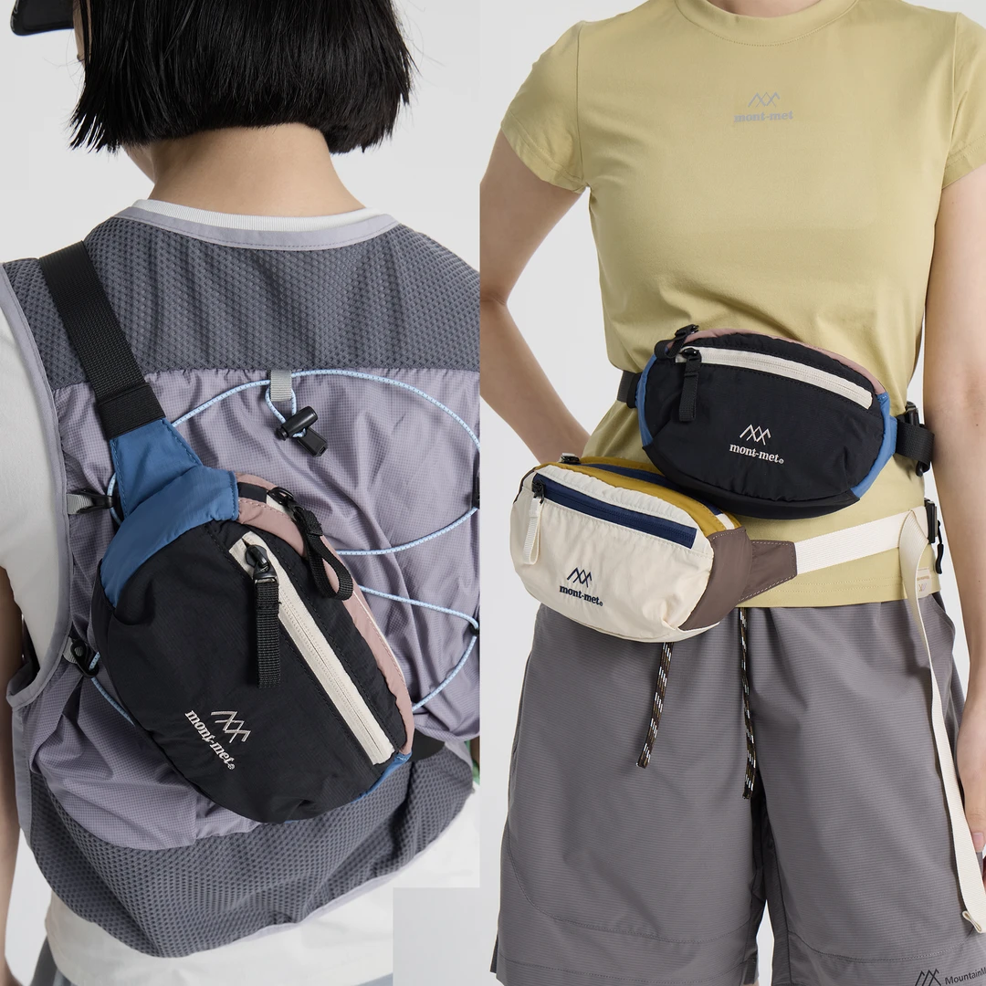 MountainMet山觅 小众设计复古山系斜挎胸包男女手机户外徒步腰包
