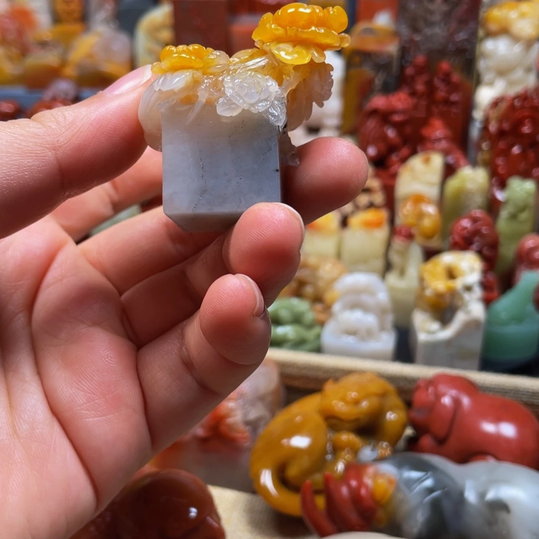 昌化石印石精美寿山