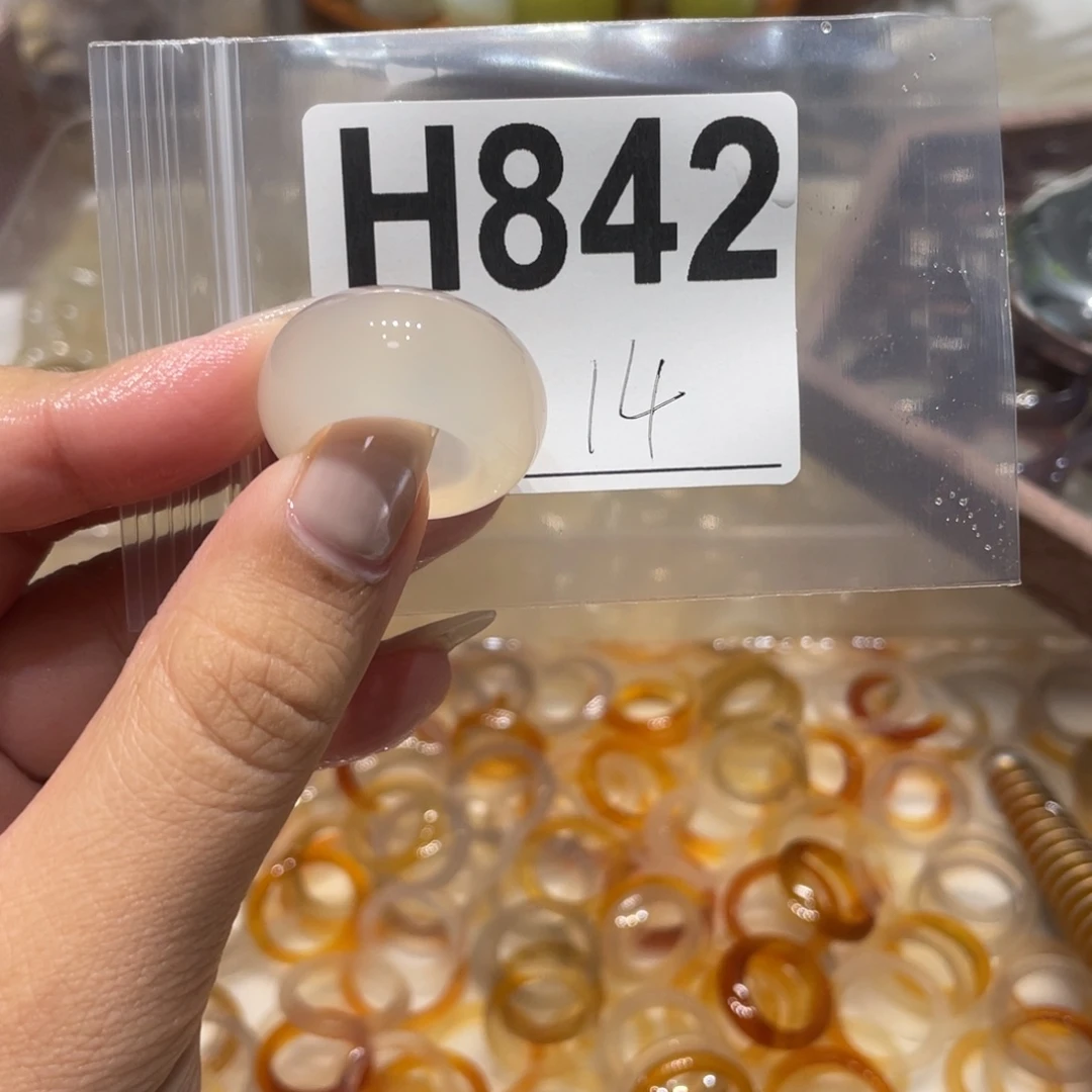玛瑙/玉髓未镶嵌戒指842