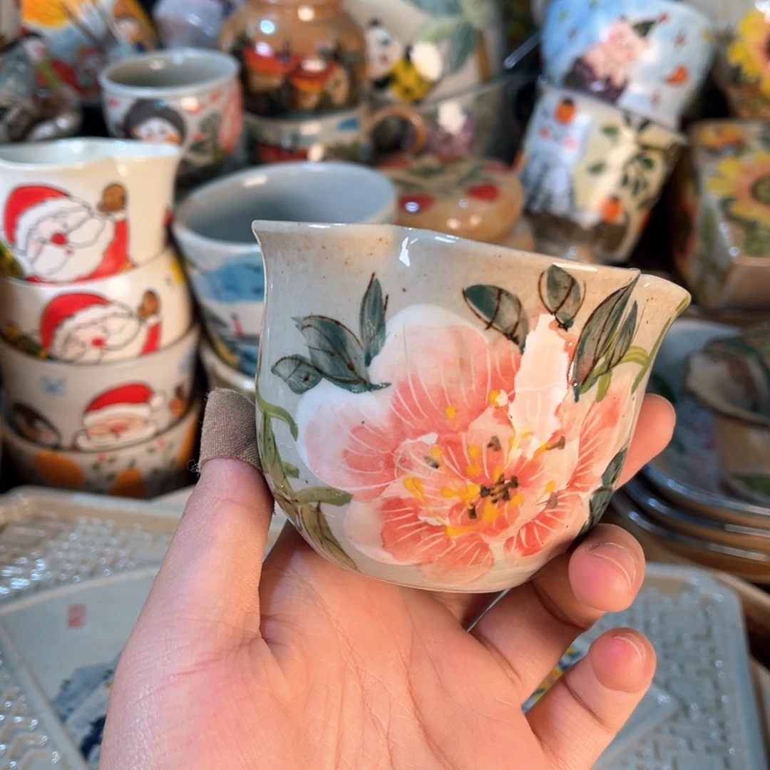 景德镇手工手绘杯