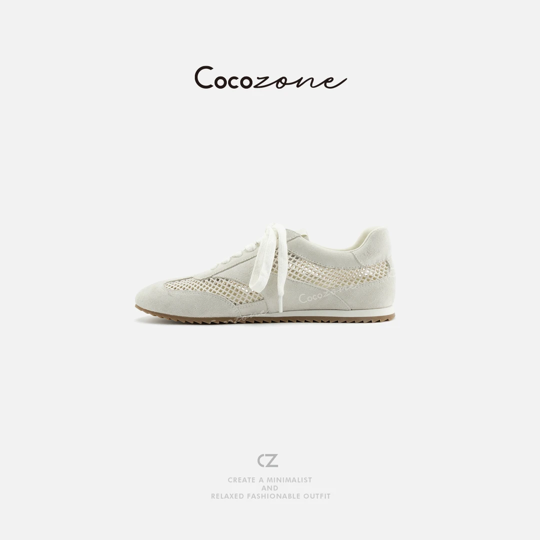 COCO ZONE 刘一一 新款复古小众网面透气通勤休闲鞋CD2A0467