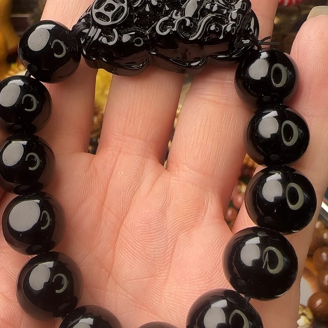 黑曜岩手链未镶嵌