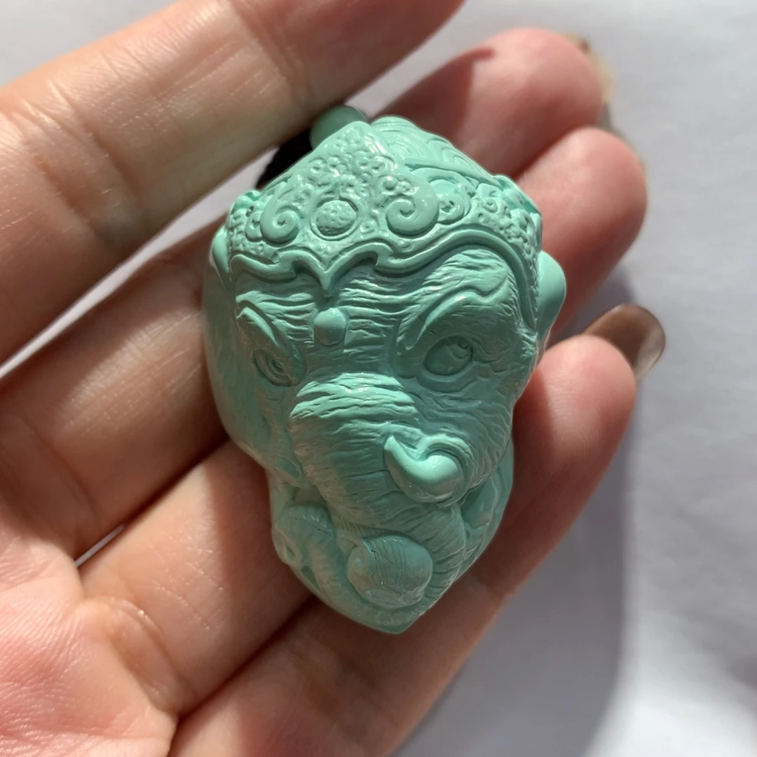 未镶嵌绿松石吊坠