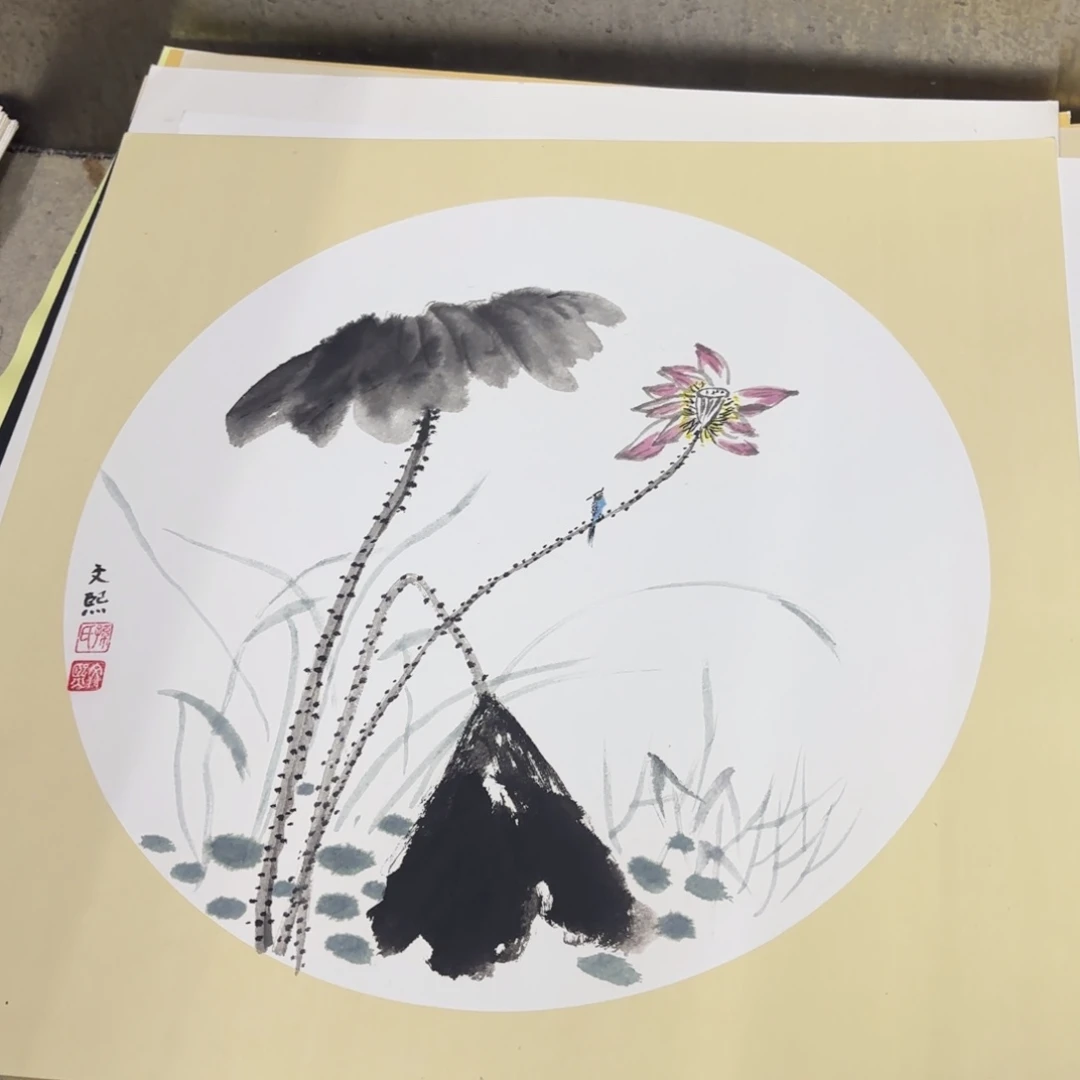 国画50-50卡纸作品童