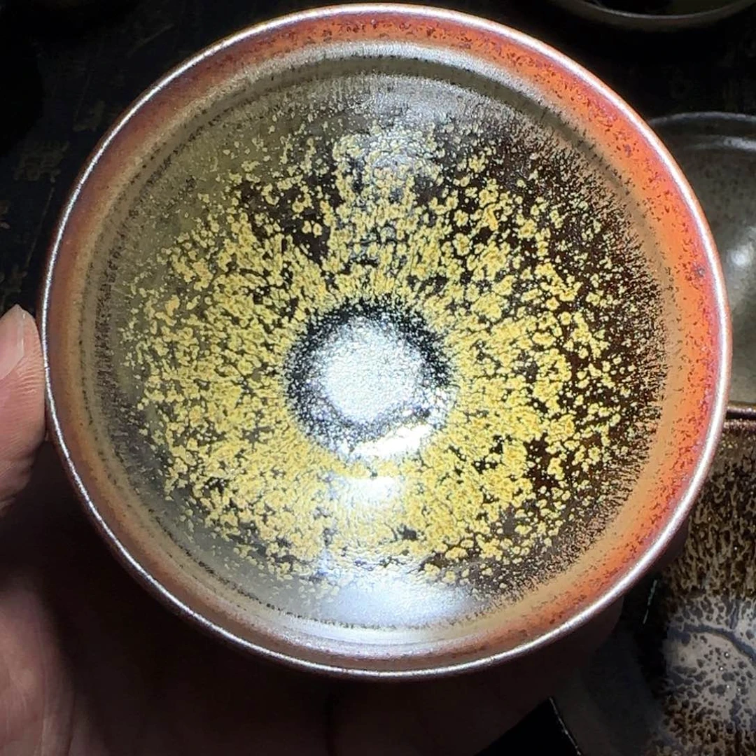 茶盏建盏原矿原釉长聚