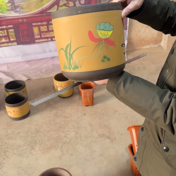 紫砂花盆紫砂花盆破损补发