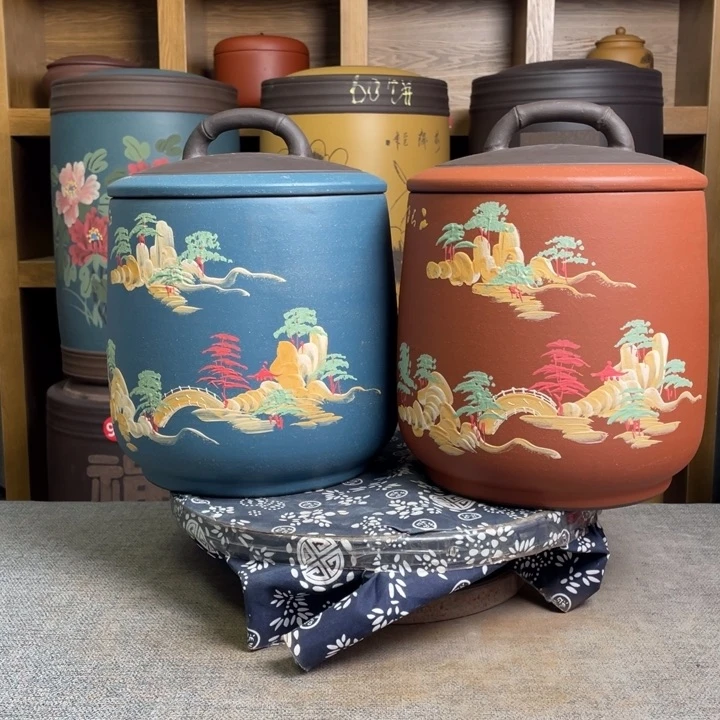 紫砂茶叶罐茶叶罐