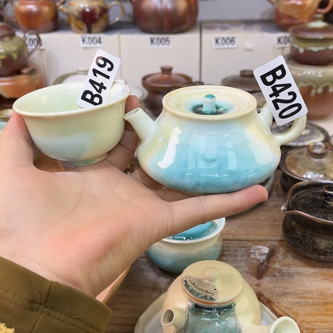 白泥茶杯周*美陶瓷艺术