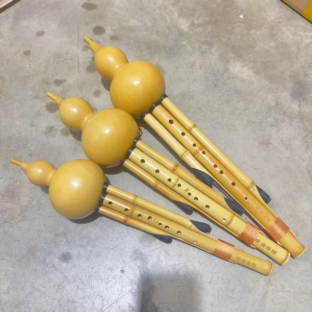 原生态金竹九孔葫芦丝小学生葫芦丝乐器成人吉他葫芦丝乐器专卖