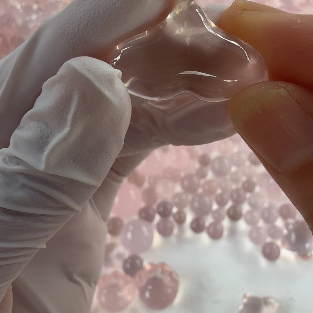 水晶珠宝半成品未镶嵌R****n粉晶定制不退换