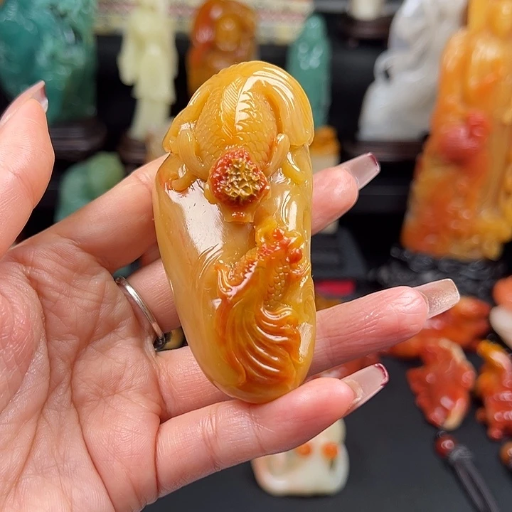 寿山石老性芙蓉石