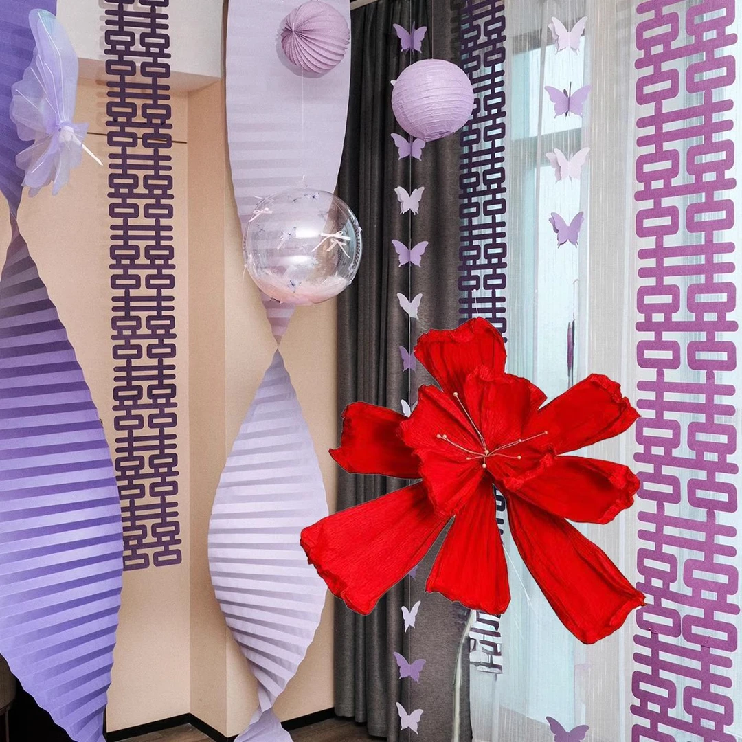 奔摩婚房布置床头背景男女方房间结婚卧室床头装饰结婚套装用品