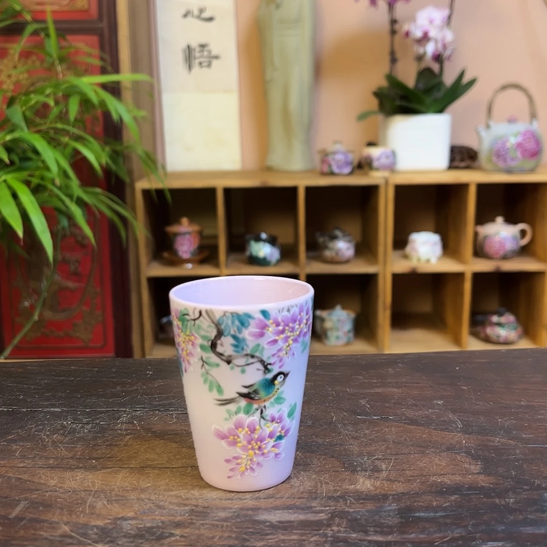 柴烧手工手绘陶瓷