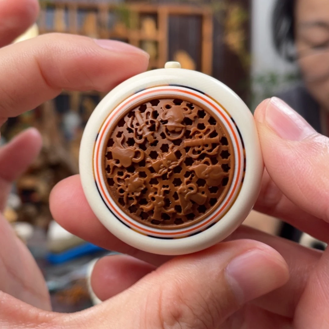 木方颜竹木艺术把件