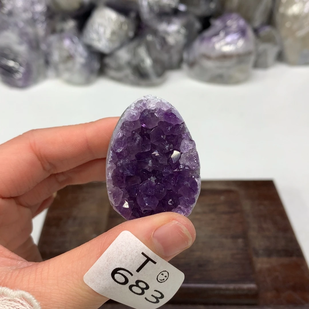 紫晶摆件未镶嵌水晶