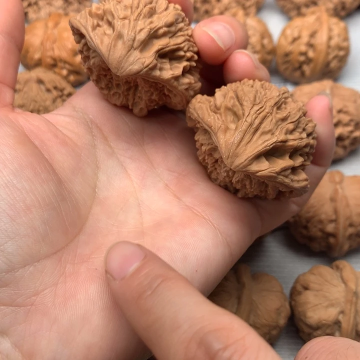 文玩核桃把件蛇头45