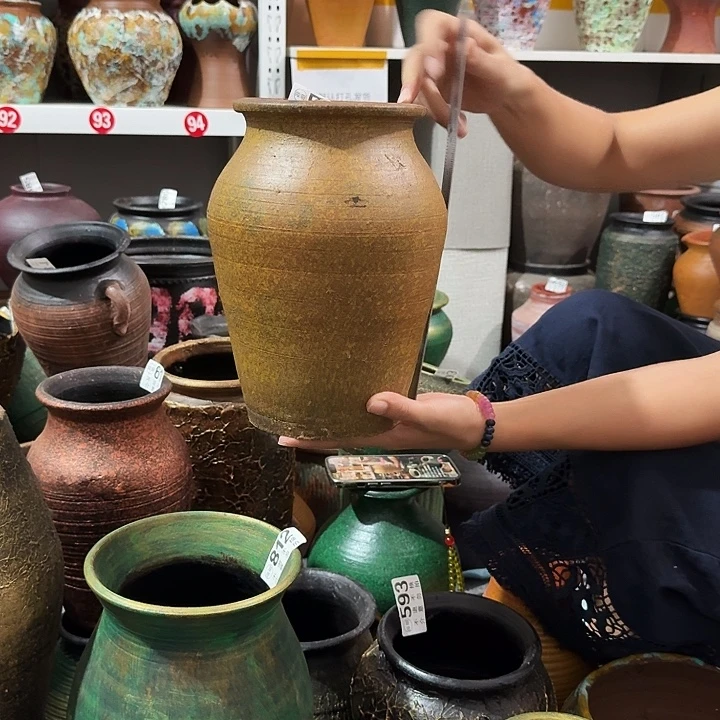 瑕疵黄色瓶526高度25口径14
