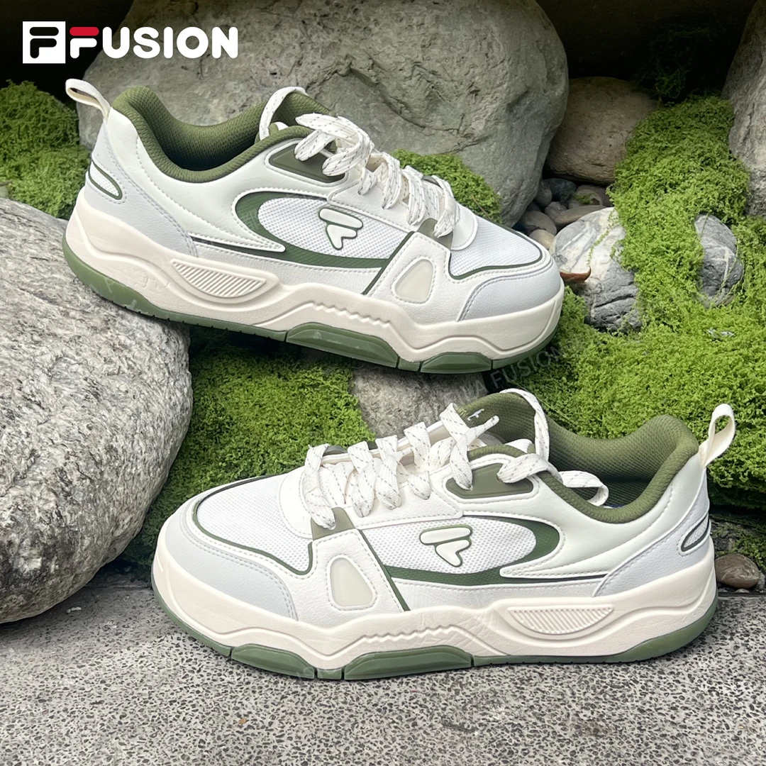 【夏季穿搭】斐乐潮牌BANK 3代男女百搭低帮运动轻量板鞋T12M522913