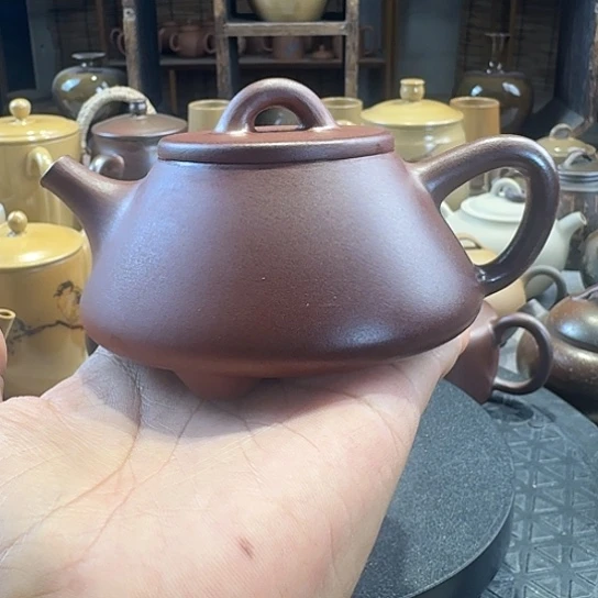 建水紫陶小石瓢