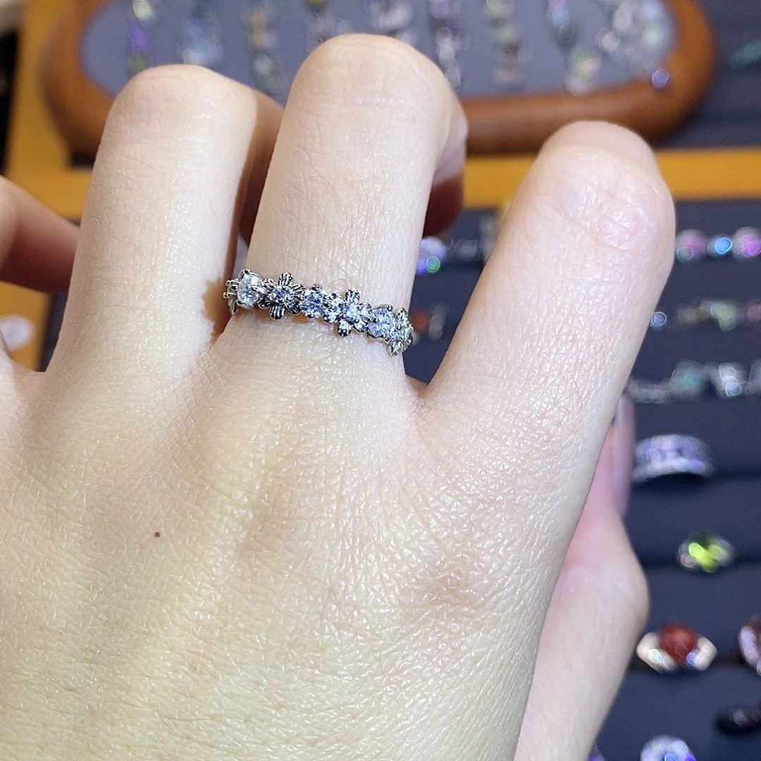 水晶手链银S925镶嵌