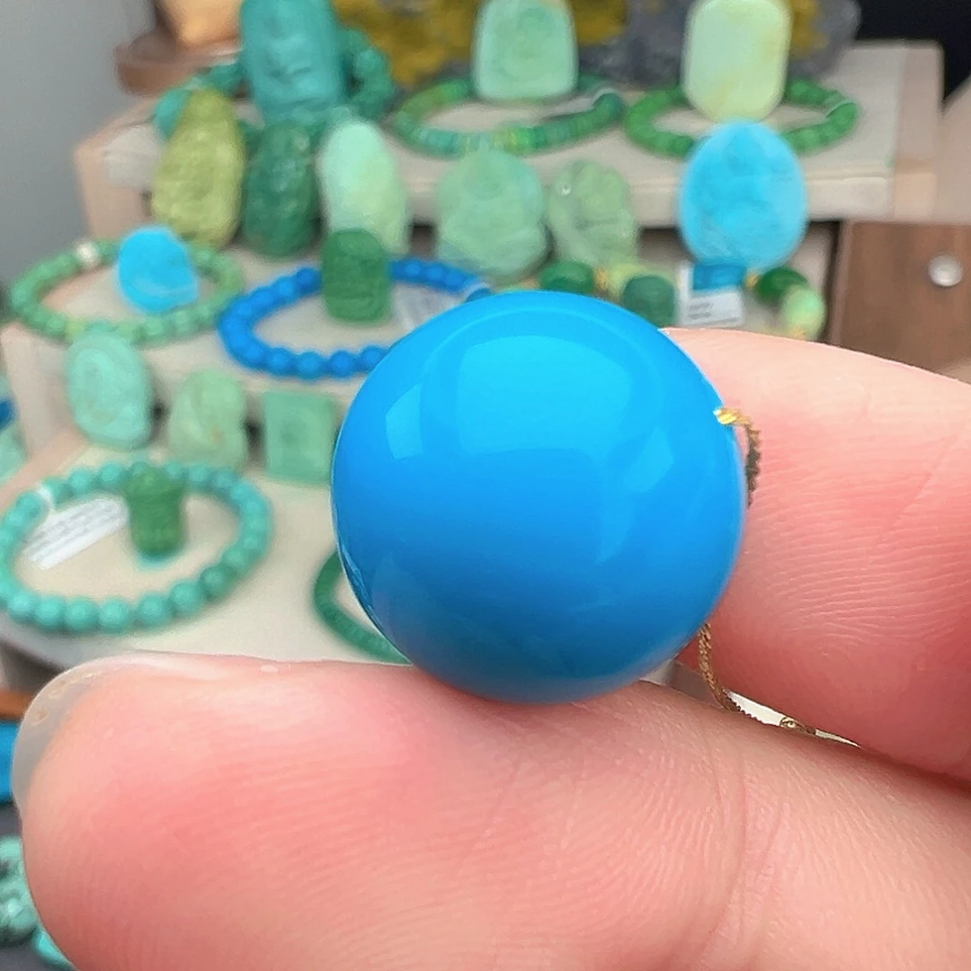 绿松石未镶嵌主播万珍