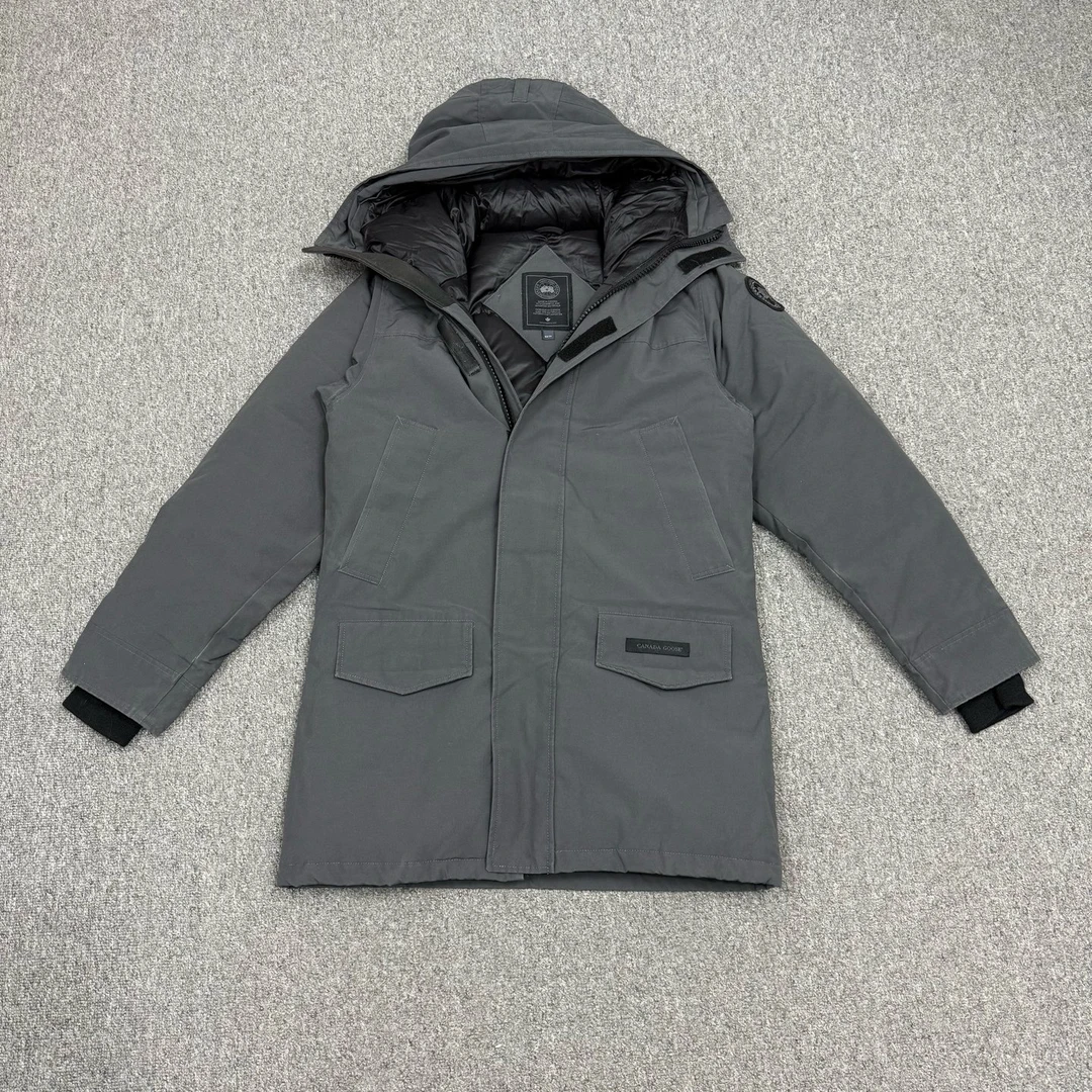 95新 CANADA GOOSE 16729511 灰色羽绒服外套 XS码95新