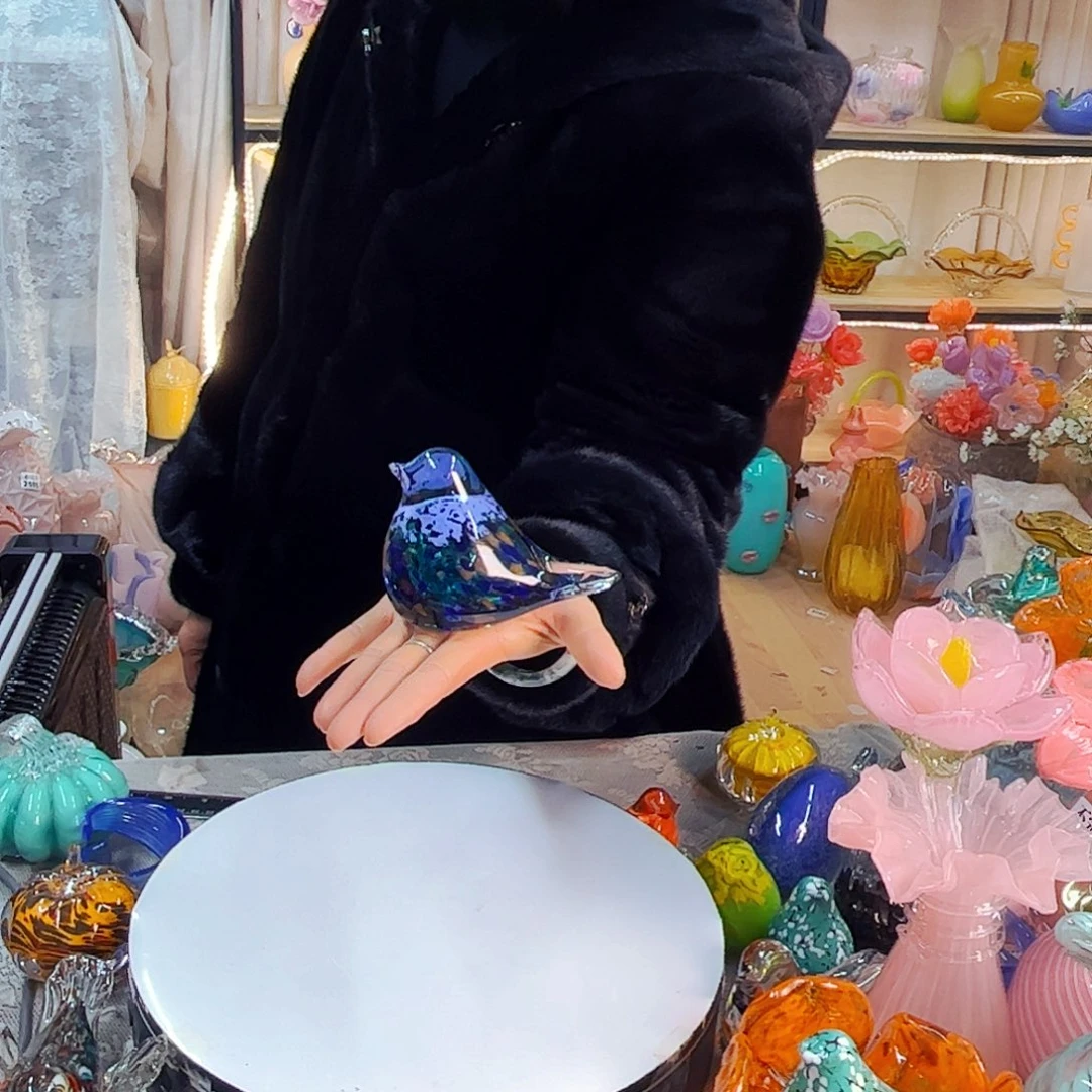 蓝鸟家悦琉璃工艺品