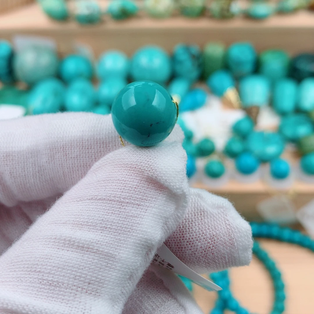 绿松石未镶嵌颈饰12.2mm