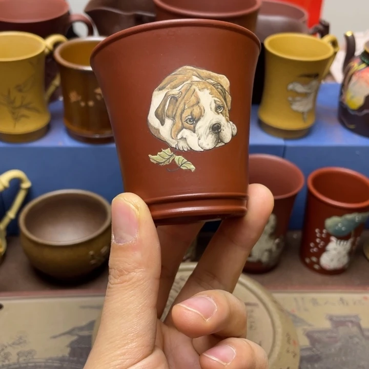 紫砂茶杯紫砂主人杯