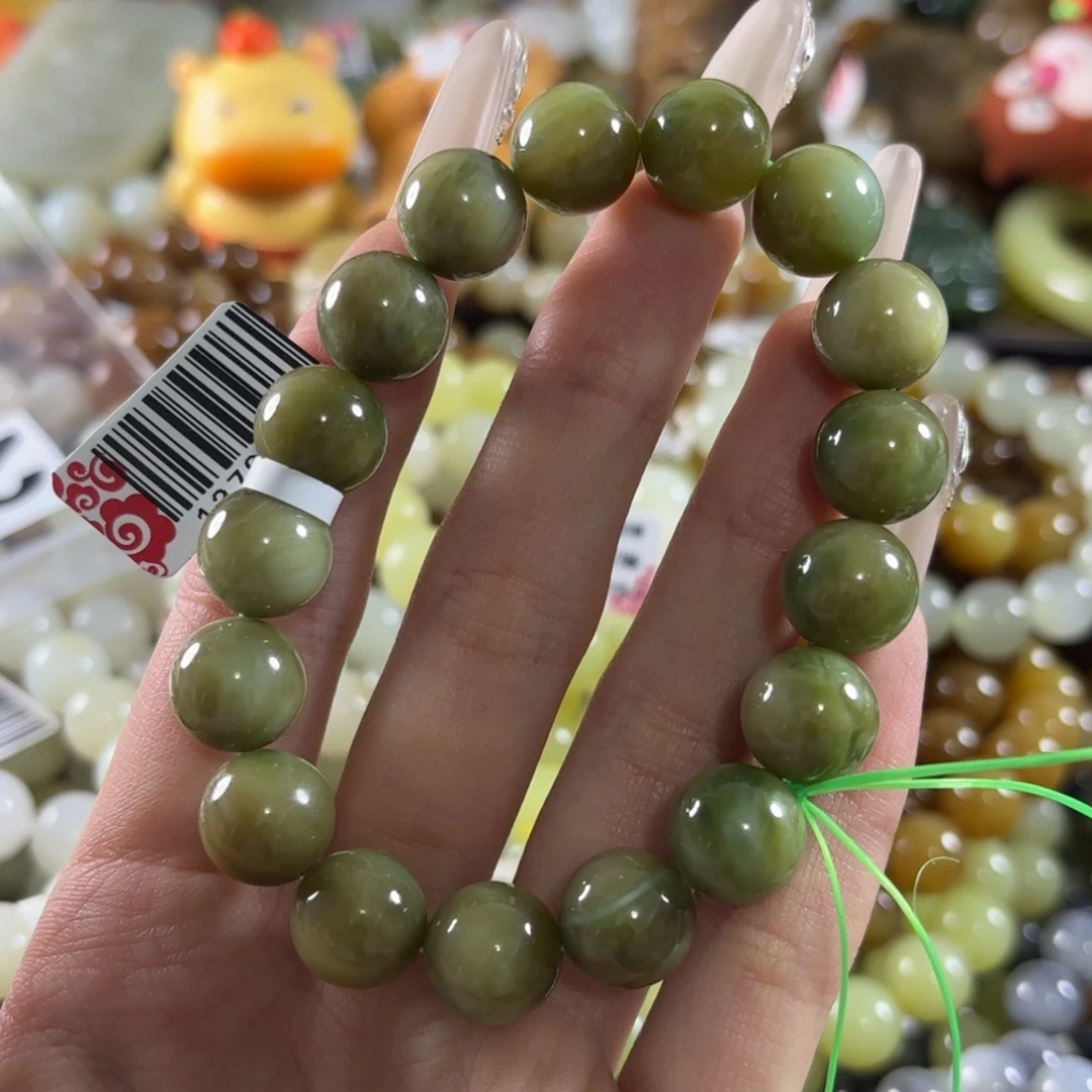 和田玉未镶嵌手链216