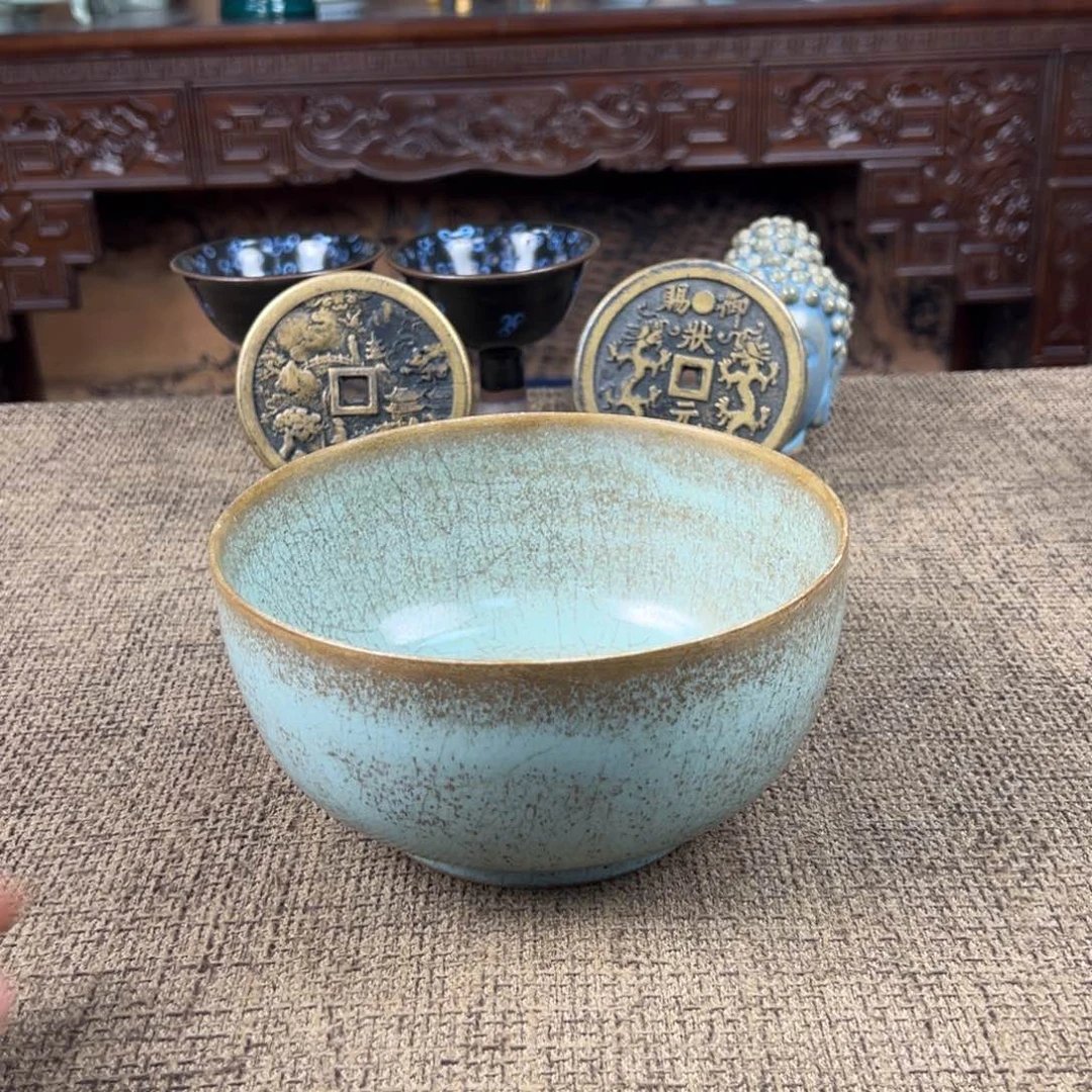 Lao窑瓷直播间开门货陶瓷艺术品正能量开门