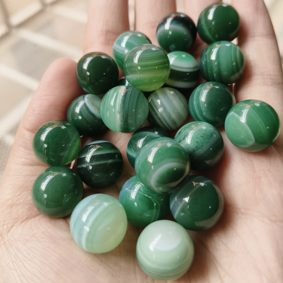 六六条纹缠丝玛瑙绿玛瑙多样性发一颗