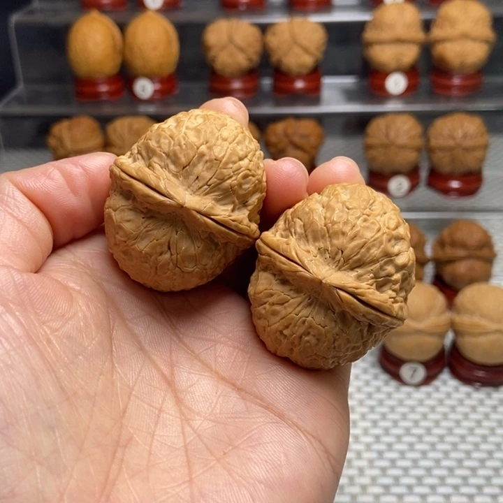 文玩核桃把件45至尊元宝