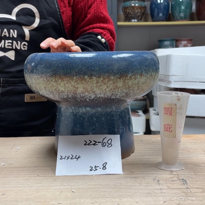 紫砂花盆多肉花盆微瑕68