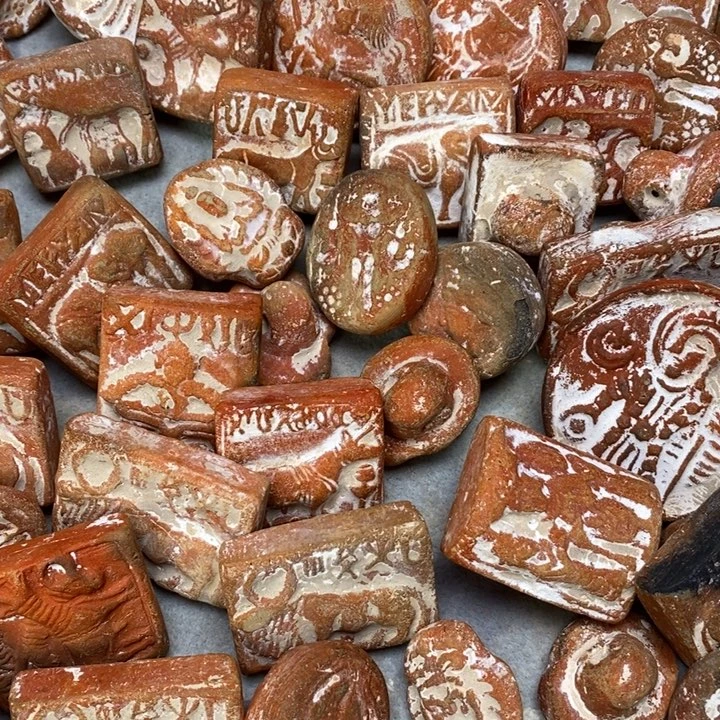 琉璃颈饰印章一个随机发货022