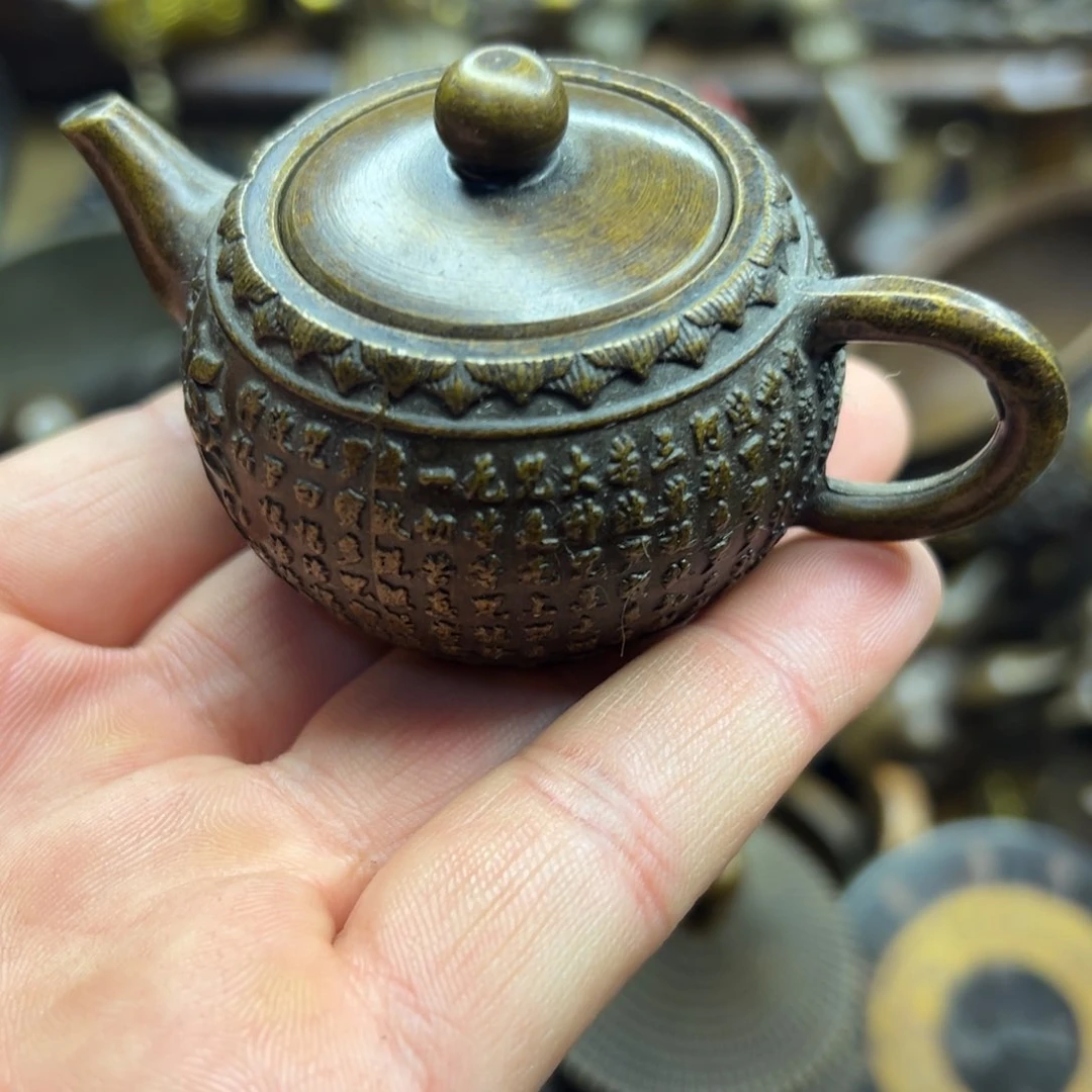 铜摆件欢迎欢迎你