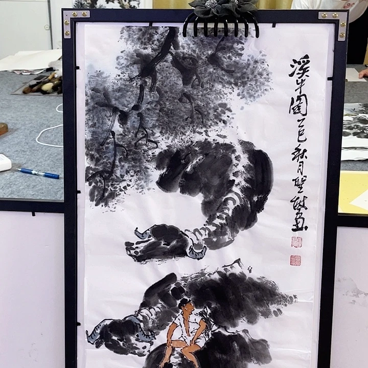 国画张圣敏先生纯手绘作品