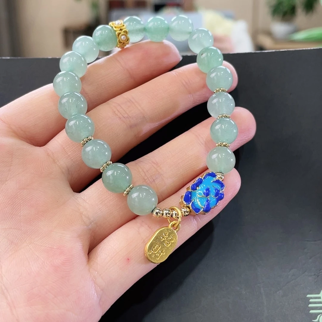 【闪购商品】石英质玉手链合金*️*