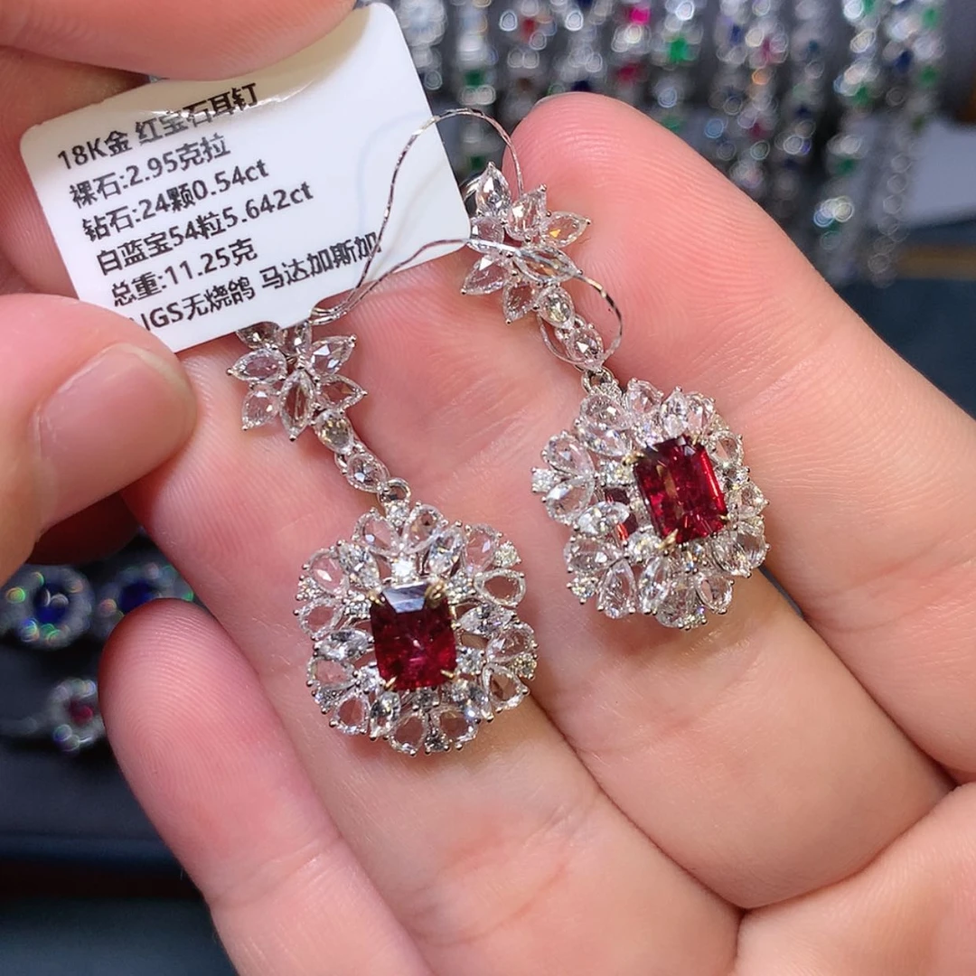 【闪购商品】红宝石戒指18K金镶嵌