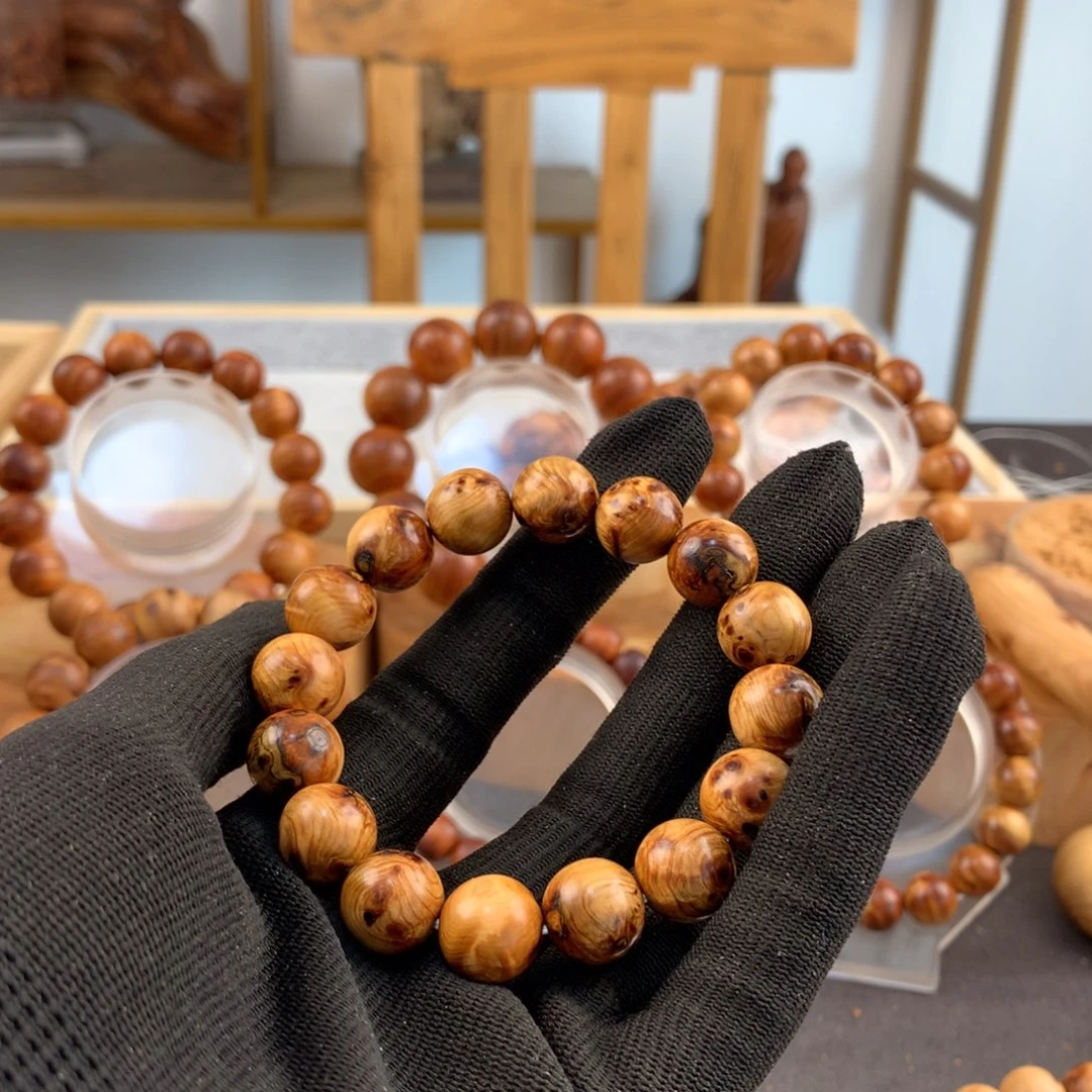 墨****手串/手链柏木（崖柏）1.2瘤花