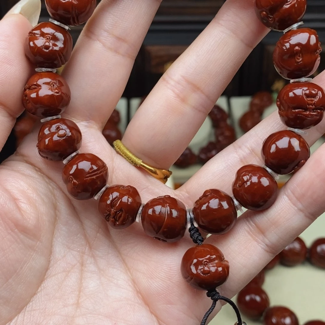 橄榄核吊坠手**情橄榄核百态