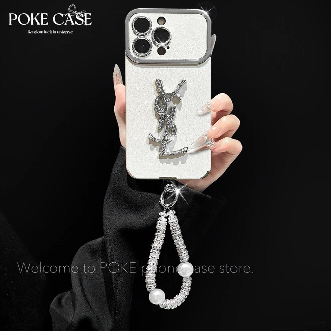 大视窗白YS标适用苹果16PROMAX金属标华为VIVO小米OPPO手链手机壳