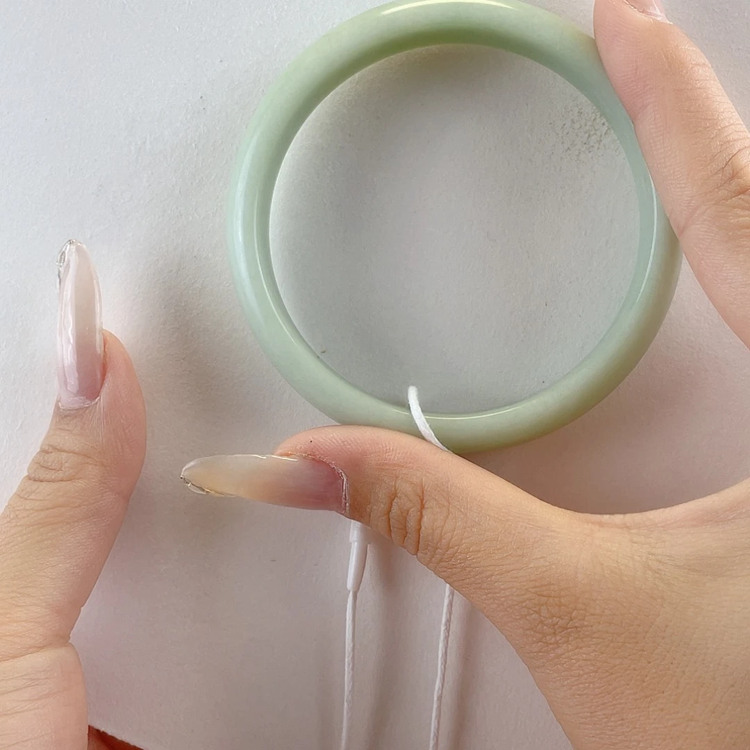 蓝田玉（蛇纹石化大理石玉）手镯未镶嵌