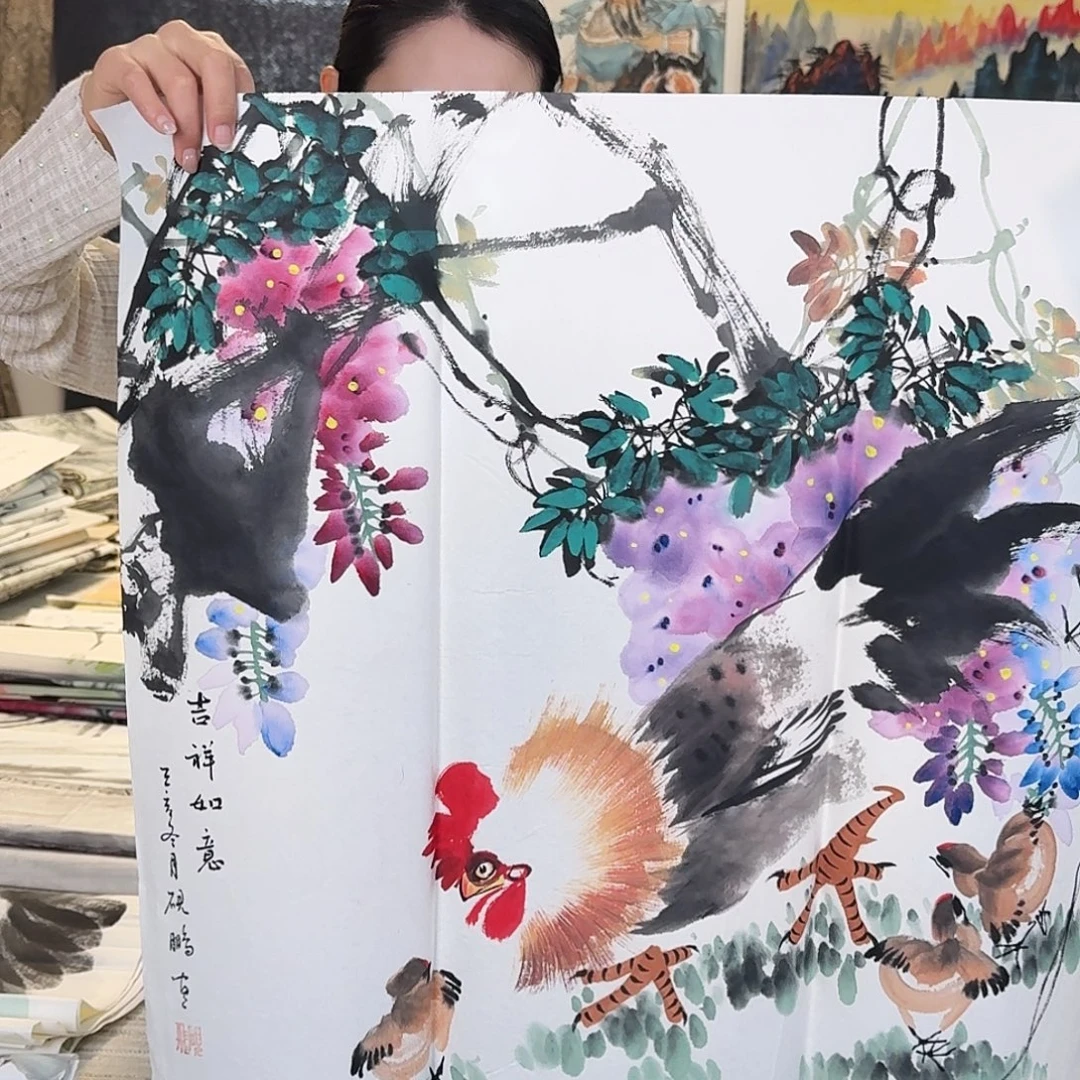 纯手绘国画作品欣赏