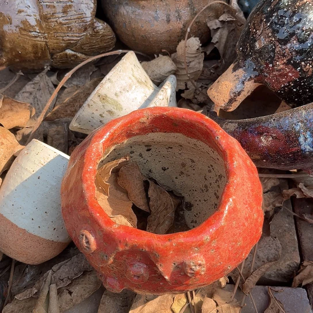 泥塑淡**香古镇炻陶花盆