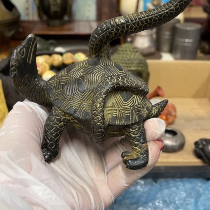 铜中古艺术品摆件