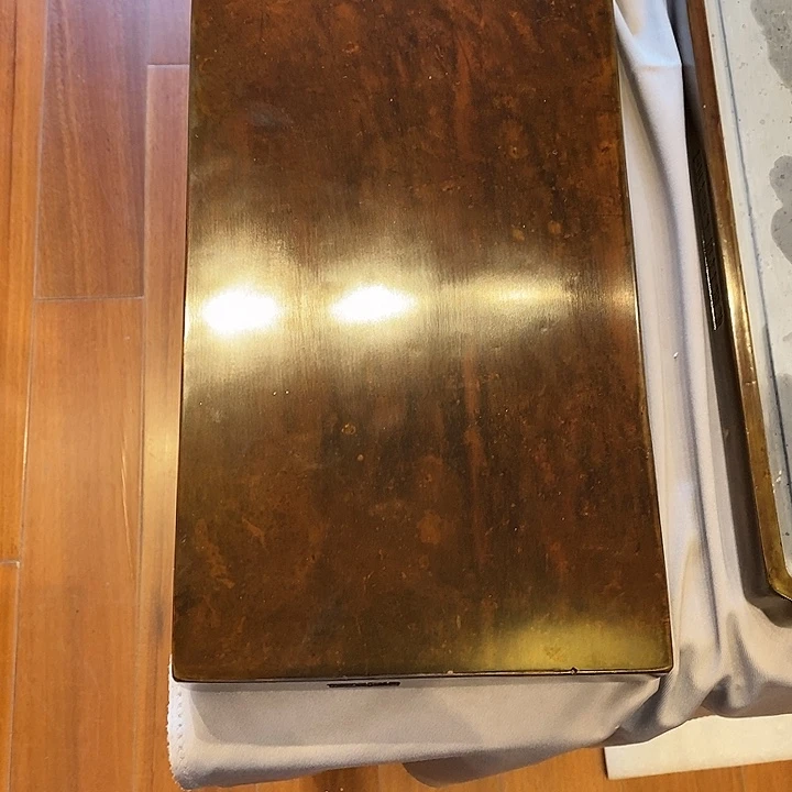 43*21*4.8cm大漆金砖底座